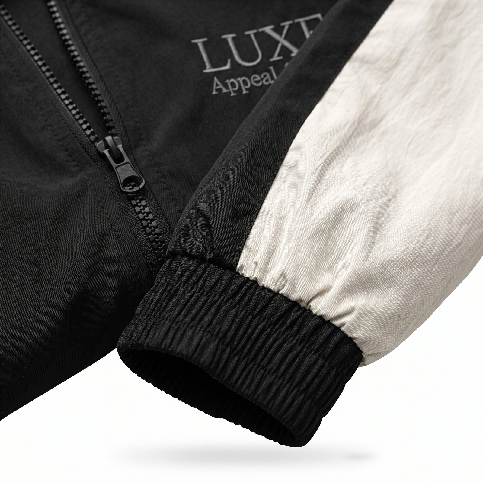 Luxe Apparel & Gift Women's Color Block Lightweight Windbreaker Jacket - Image 3